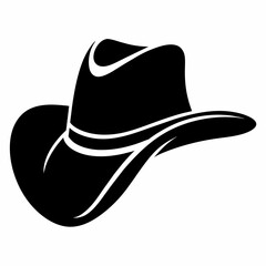 Cowboy hat silhouette 