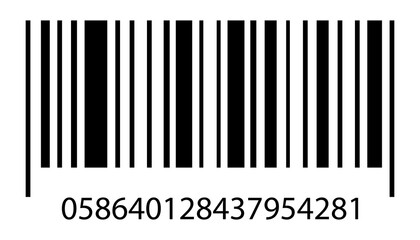 Barcode black color for mobile payment