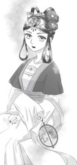 Chinese-style female character