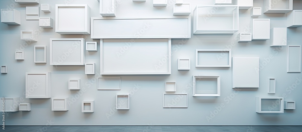 Poster create an out-of-focus image of the contemporary art center's lobby, suitable for use as a backgroun