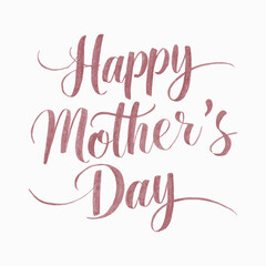 Happy mother's day typography in vector