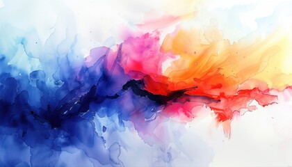 abstract colorful watercolor background