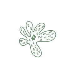 Line Art Hand Drawn Doodle Abstract Sticker 