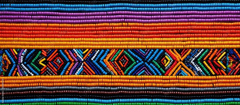 Poster distinct african pattern adorns a copy space image.