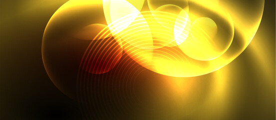 Neon magic light design. Vector Illustration For Wallpaper, Banner, Background, Card, Book Illustration, landing page