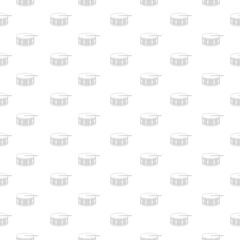 Drum and drumsticks pattern repeat seamless
