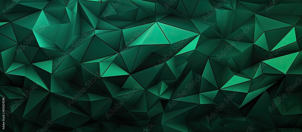 Poster origami art forms a geometric backdrop with copy space image.