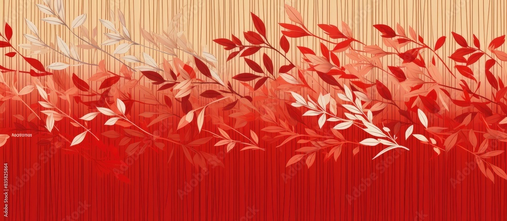 Poster elegant japanese paper with a minimalist design and ample copy space image.