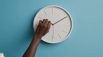 The Hand Adjusting Clock