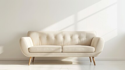 The Beige Minimalist Sofa