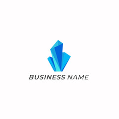 Obraz premium design logo creative gems stone