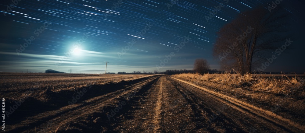 Poster capturing nature scenes with extended exposure for creating beautiful images with a calm and serene 