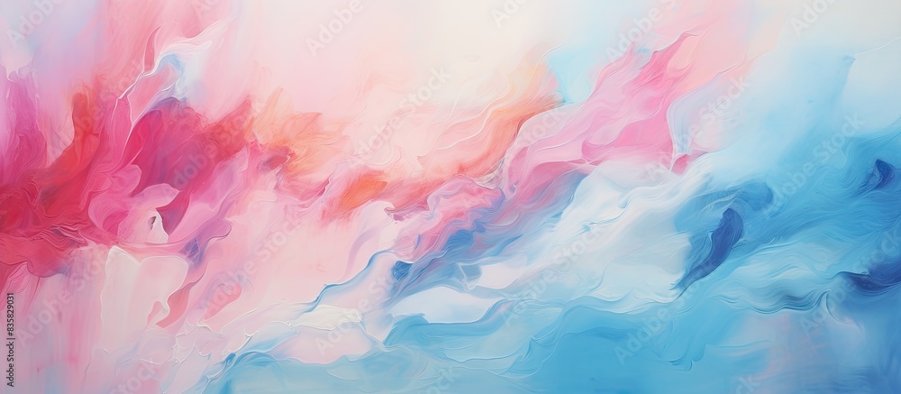 Aufkleber close-up view of art brushes and palette with copy space image.