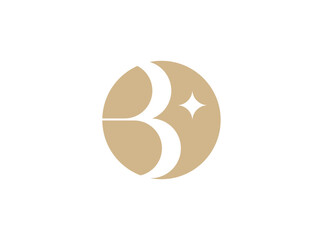 Abstract Letter b logo icon vector design. Elegant letter b premium symbol. © Astart