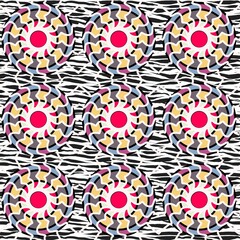 seamless pattern with flowers