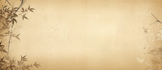 The background features a textured rice paper providing a unique visual element with copy space image available.