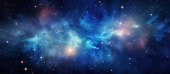 Obraz premium Festive fireworks illuminate the night sky creating a vibrant backdrop for holiday celebrations with copy space image.