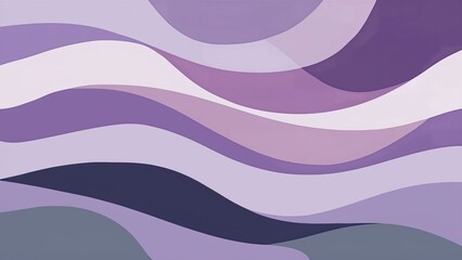 Abstract Purple Waves: A Fluid Dance of Gradient Hues