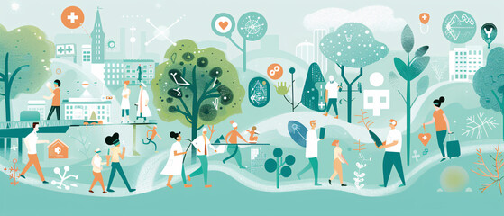 Healthcare professionals working together to improve patient care