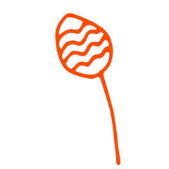 Abstract Line Art Hand Drawn Doodle 