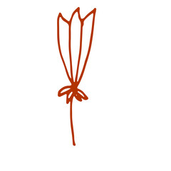 Abstract Line Art Hand Drawn Doodle 