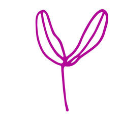 Abstract Line Art Hand Drawn Doodle 