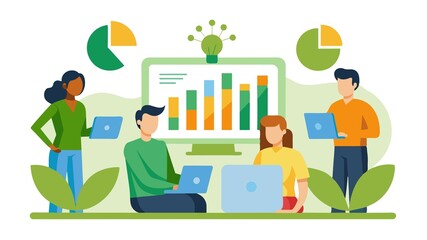 Clear visualizations demystify complex financial data, empowering business users to understand key metrics and make informed investment choices.