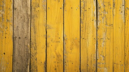 Rustic Yellow Wood Panel Background