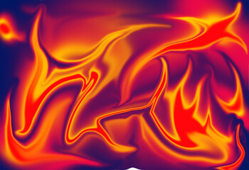 Mixture of red and blue artwork background