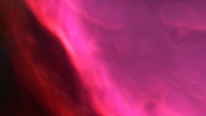 Cosmic background with a blue purple nebula and stars
