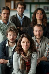 Fototapeta premium portrait of a group of people