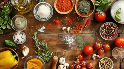 Ingredients for preparing dishes comprising both produce and non produce items