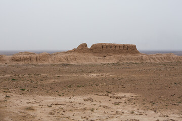 Ruins of ancient Ayaz-Kala Fortress