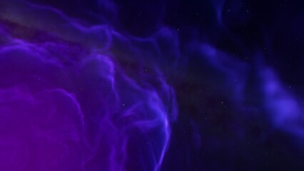colorful nebula gas cloud