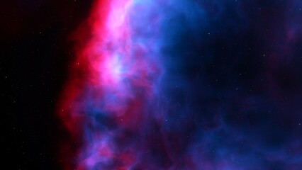 Naklejka premium colorful nebula gas cloud