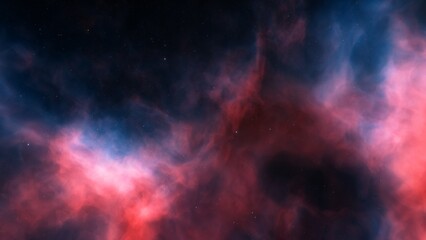 colorful nebula gas cloud