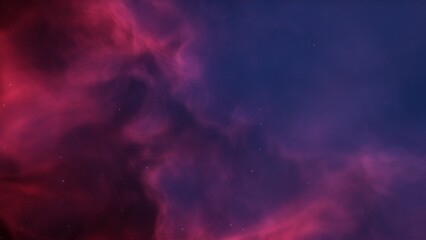 colorful nebula gas cloud