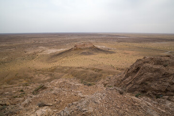 Ruins of ancient Ayaz-Kala Fortress