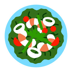 タイ料理 ヤムタレー (Yam Talay)のアイコンイラスト