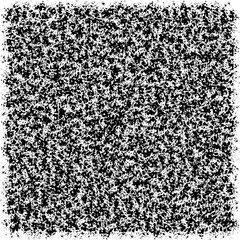 Grainy PNG Texture on Transparent Background. Monochrome Halftone Noise, Vector Illustration