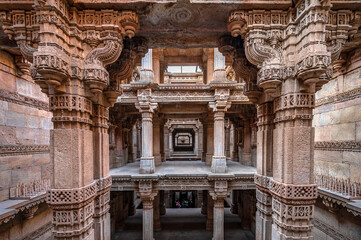 Adalaj Stepwell or Rudabai Stepwell is a stepwell located in the small town of Adalaj, close to Gandhinagar city in the Indian state of Gujarat, India.