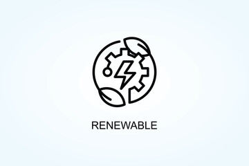 Renewable Vector  Or Logo Sign Symbol Illustration