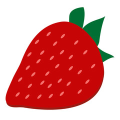 Strawberry Vector Illustration Fruit Summer