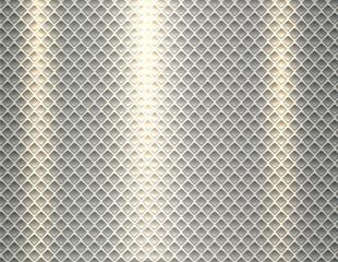 Fototapeta premium Abstract background, shiny and elegant silver metallic pattern.