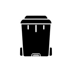Wheelie bin. Garbage bag and container. Waste bin or or litterbin. Garbage can, trash can. Trash bin or dust bin symbol. Waste Recycling. Global day of recycling or America recycles day. Dustbin.