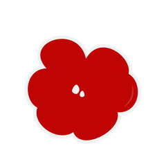 Abstract Cute Sticker Hand Drawn Line Art