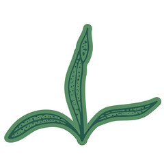 Abstract Doodle Line Art Hand Drawn Cute Sticker