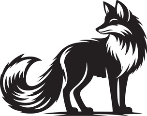 wolf black and cartoon