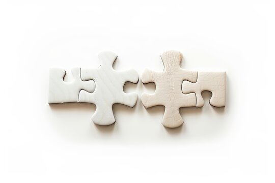 Realistic photograph of a complete Partnership icons,solid stark white background, focused lighting