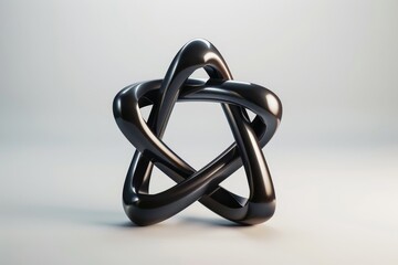 Realistic photograph of a complete Unity symbols,solid stark white background, focused lighting